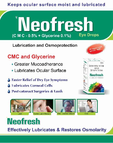 Neofresh Eye Drops, Form : Liquid