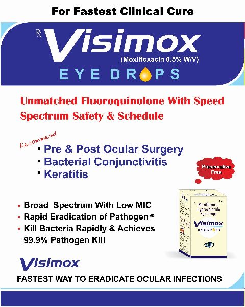 Visimox Eye Drops, Form : Liquid