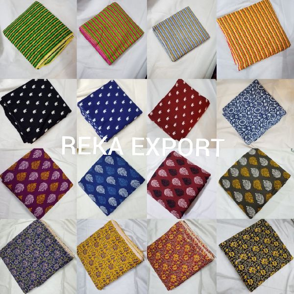 Rekaexport jaipuri cotton printed fabric, Technics : Attractive Pattern