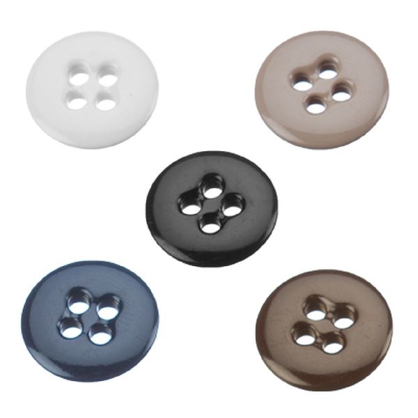Round Polyester Garment Buttons, Color : Blue, Brown, Creamy, Golden,  Off-white, Yellow at Best Price in Chennai