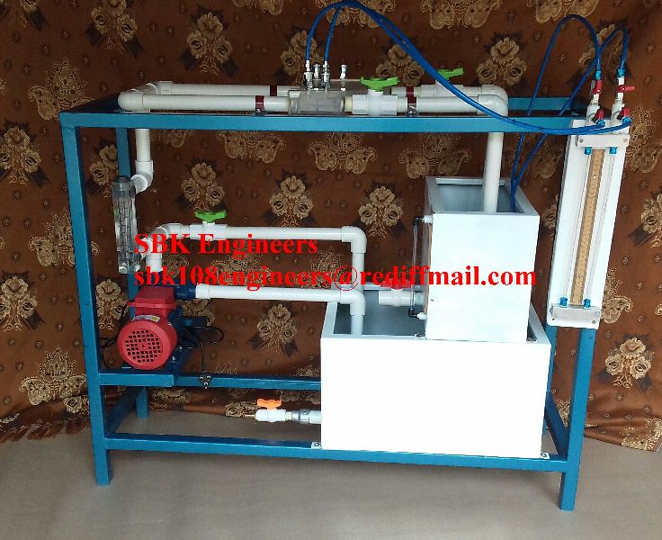 Rotameter Venturimeter and Orifice Meter Apparatus, Capacity : 40L/Hr, 20L/Hr