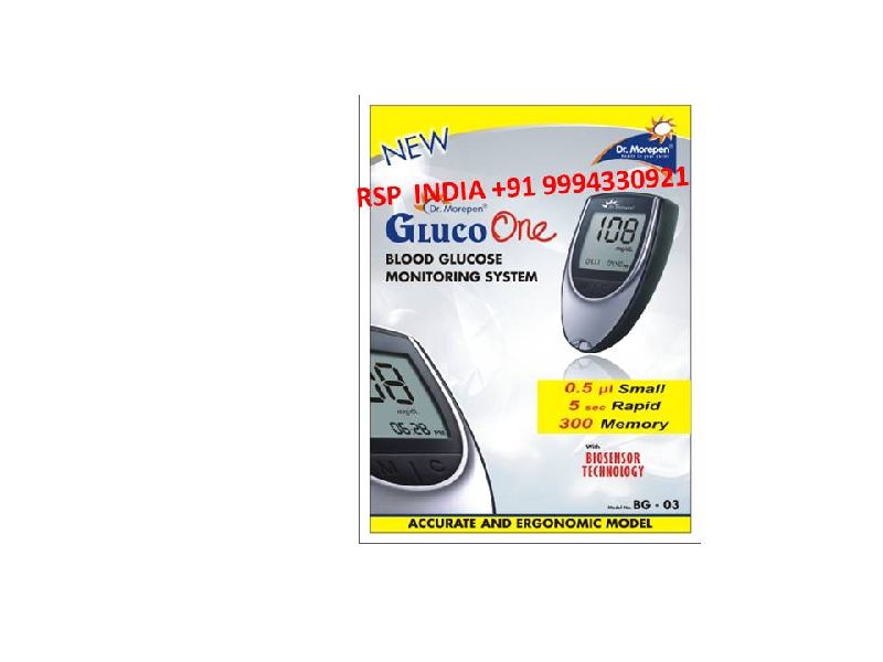 DR MOREPEN GLUCO ONE BLOOD GLUCOSE MONITORING SYSTEM