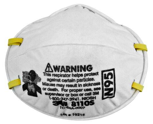 3M 8110S N95 Particulate Respirator Mask
