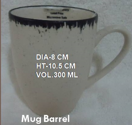 Ceramic milk mug 11 oz, Size : Large