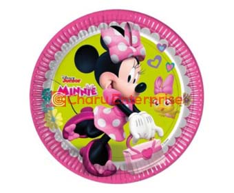 Round Printed Paper Plate, for Utility Dishes, Feature : Lightweight