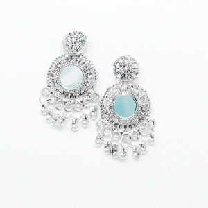 Amazing Beautiful Silver Jhumki Earrings, Purity : 18-24C