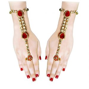 Beautiful Red Golden Kundan Bridal Set