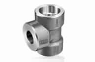 Mild Steel Polished Reducing Socket Weld Tee, for Water Fitting, Feature : Perfect Shape