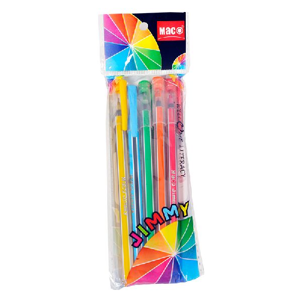 Jimmy Gel Pen Set, for Writing, Size : Standard