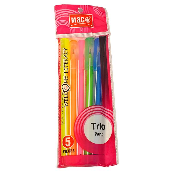 Trio Ball Pen Set, for Writing, Size : Standard