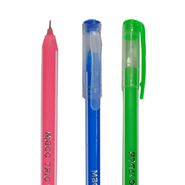 Round Plastic Trio Direct Fill Pen, for Promotional, Length : 4-6inch