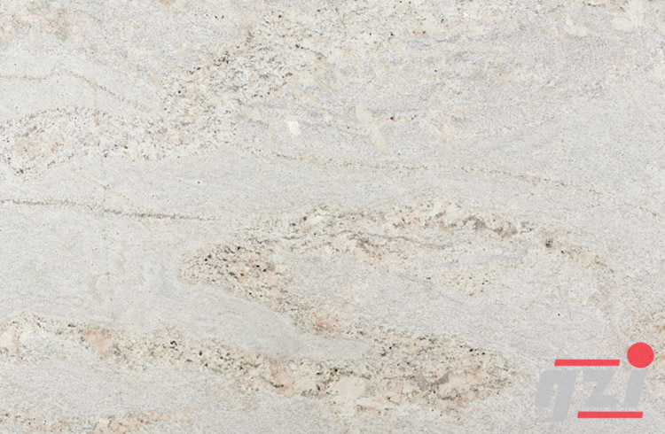 Polished Coral White Granite Slab