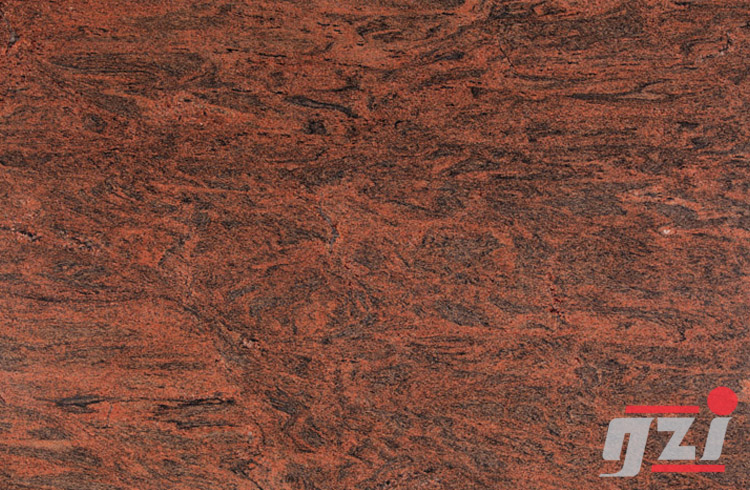 Red Multi Colour Granite Slab, for Countertop