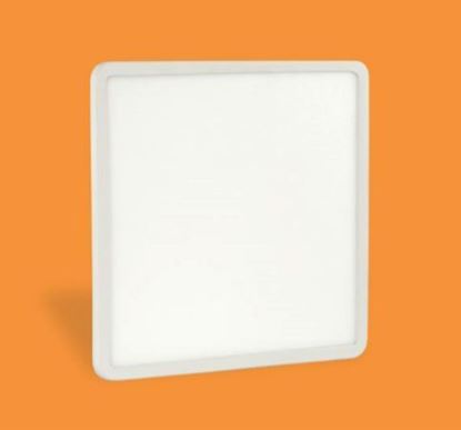 PVC Fusion Square LED Downlight, Lighting Color : Warm White