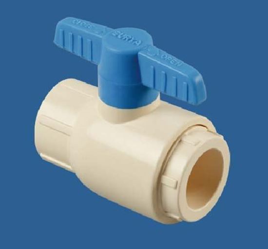 Medium Pressure Manual PVC Ball Valve, for Water Supply, Feature : Blow-Out-Proof, Durable
