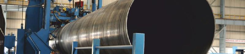 Stainless Steel Spiral Welded Pipes, for Manufacturing Unit, Marine Applications