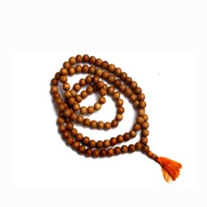 Sandalwood Jaap Mala, for Religious Use, Color : Brown