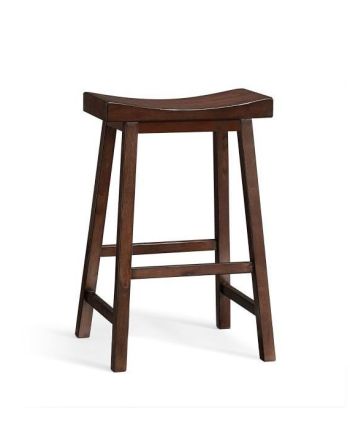 Wood Rectangular Bar Stool, Color : Brown