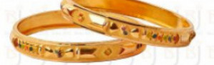 Polished BAN1004 Gold Bangles, Occasion : Engagement, Party