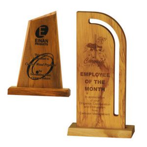 Employee Of The Month Wood Trophy