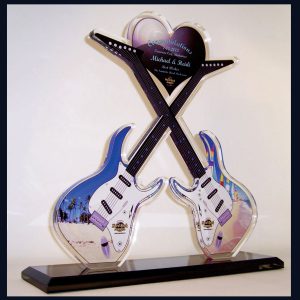 Guitar Acrylic Trophy