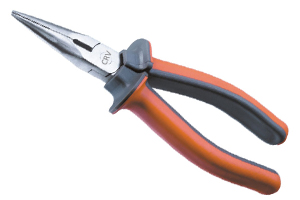 Manual Mild Steel Long Nose Plier, for Industrial, Feature : High Durability