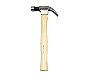 Metal Polished Wooden Handle Claw Hammer