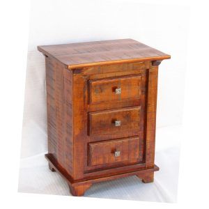 Polished Wooden Antique Style Bedside Locker, For Home Use, Safety Use, Feature : Durable, Non Breakable