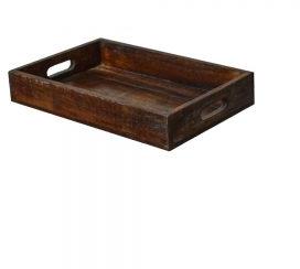 Rectangular Polished Wooden Tray,wooden tray, for Serving, Feature : Attractive Pattern