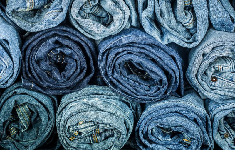 Denim Fabrics, for Making Garments, Technics : Handloom