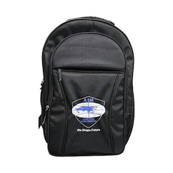 Plain Nylon Black School Bag, Size : Standard