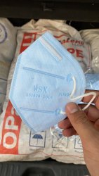 Cotton KN 95 Face Mask, for Clinic, Food Processing, Hospital, Size : Standard