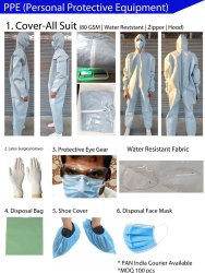 Latex PPE Kit, for Safety Use, Certification : ISI Certified