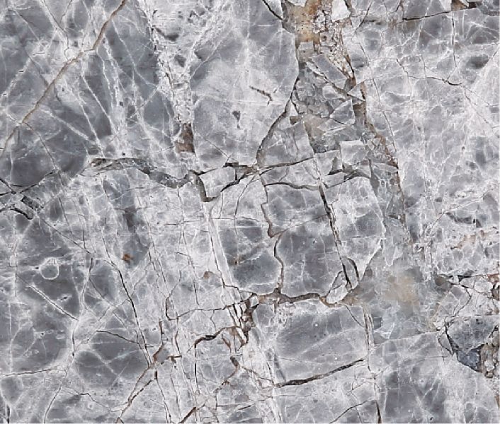 Rectangular Alaska Grey Marble Slab, for Kitchen, Restaurant, Pattern : Plain