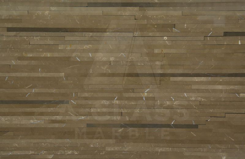 Square Bronze Amani Stripes Marble Slab, for Flooring Use, Pattern : Plain