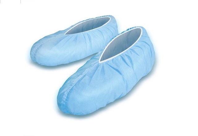 Non Woven Disposable Shoe Cover, for Clinical, Hospital, Laboratory, Pattern : Plain