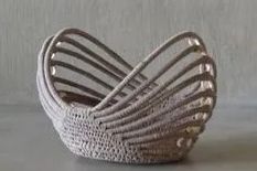 Trendy Moonj Basket, Color : Brown