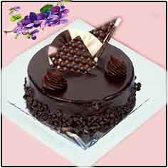 Delectable Dark Chocolate Cake