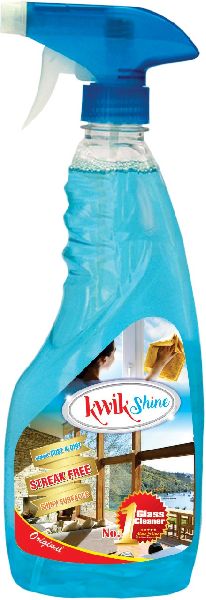 Kwik Shine Glass Cleaner, Packaging Size : 1ltr, 500ml, 5, 50 Ltr