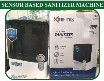 ABS Automatic Sanitizer Dispenser, for Home, Hotel, Office, Restaurant, School, Feature : Best Quality