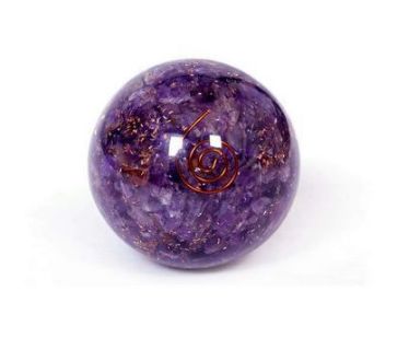 Amethyst Orgonite Sphere