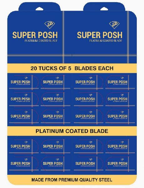 Super Posh Pack of 20 Blades