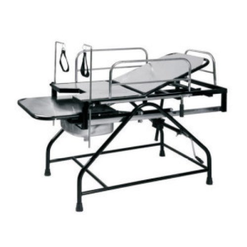 Manual Coated Mild Steel Labour Table, for Hospital, Folding Style : Non Foldable