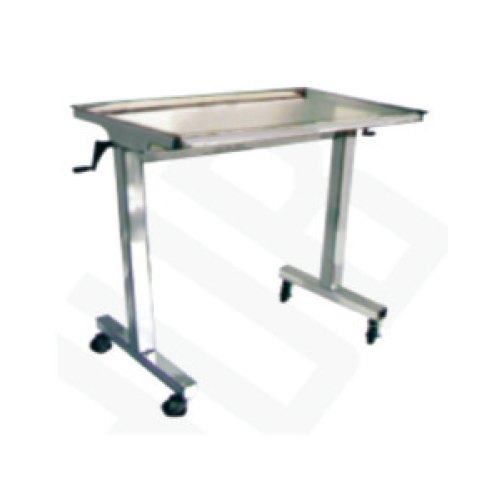 Rectangular Stainless Steel Mayos Instrument Trolley, Color : Mettalic
