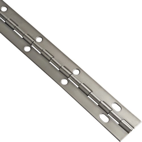 Polished Stainless Steel Piano Hinges, Length : 6inch