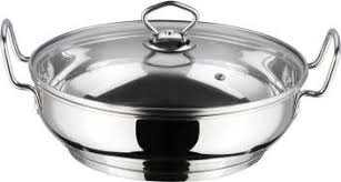 Coated Stainless Steel Kadai, Feature : Attractive Design, Durable, Heat Resistance, Non Stickable