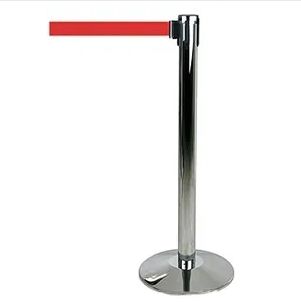 Stainless Steel Q Manager, for Crowd Control, Belt Length : Up To 7 Feet