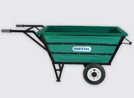 Iron Wheel Barrow, for Cleaning Purpose, Capacity : 100-200ltr