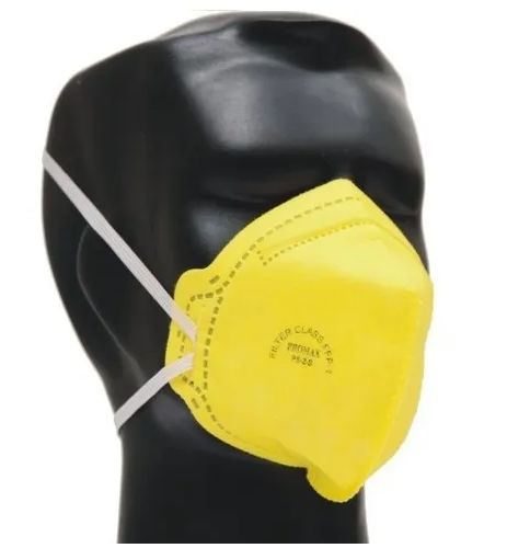 Cotton Yellow Nose Mask, Feature : Eco Friendly, Foldable, Staine Proof