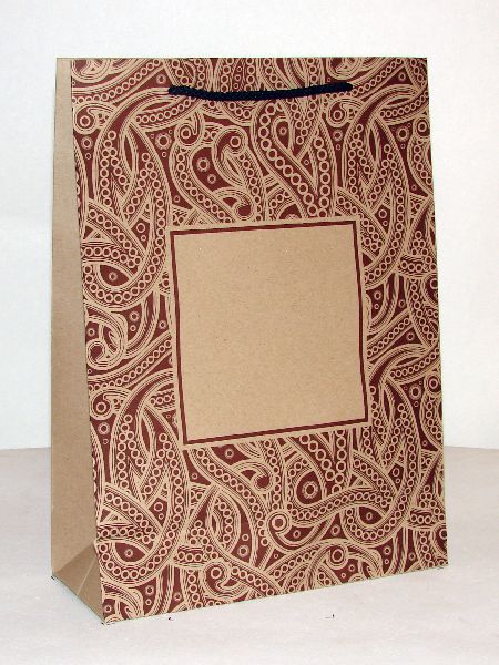 Kraft Paper Bag6, for Gift Packaging, Size : 9.5 x 13 x 3.75 inch